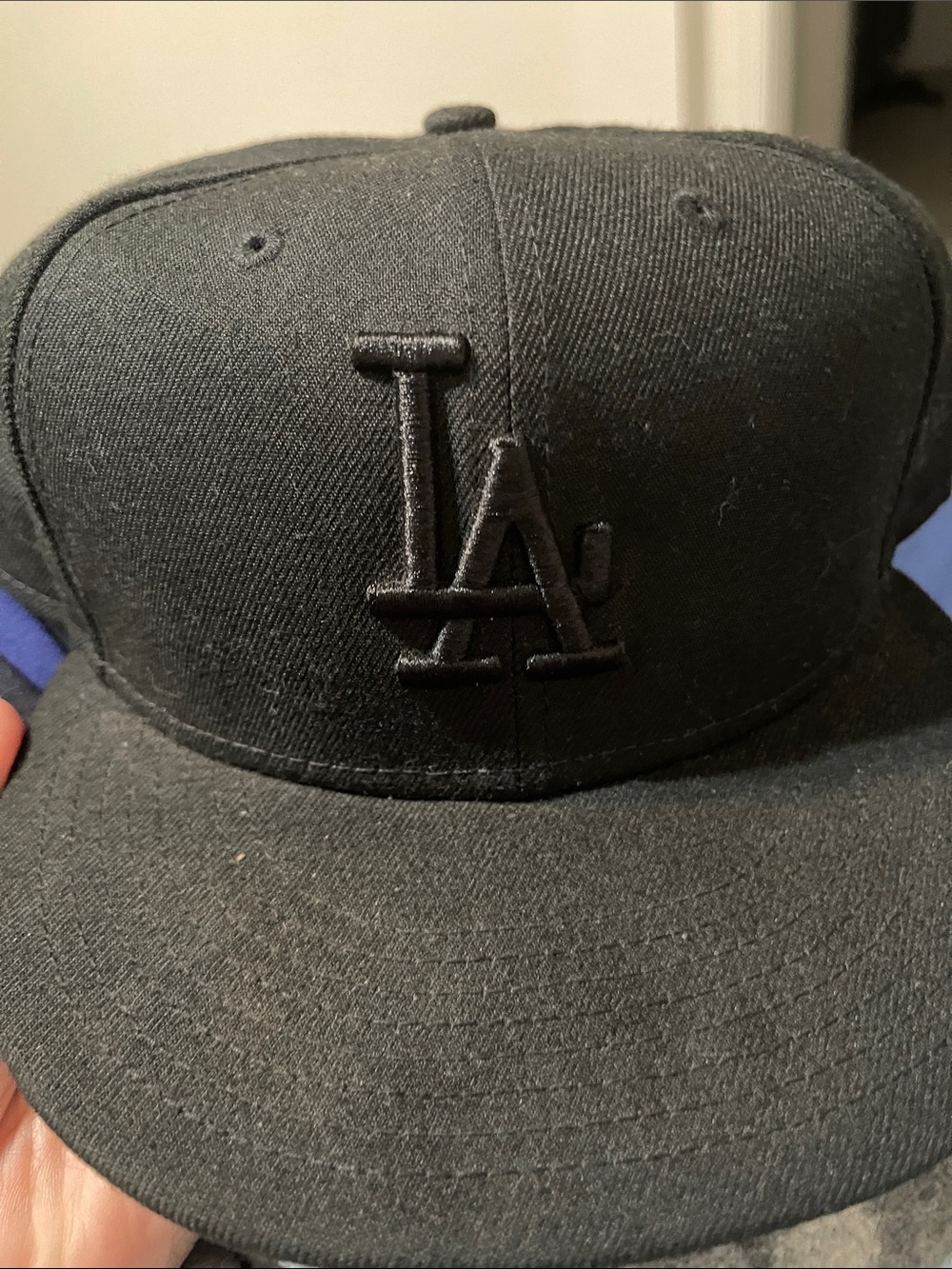New Era Los Angeles Embroidered Black Cap
